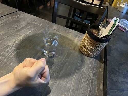 Water (gasp) and the Fist of Destiny🔥  at Indian Village in Gothenburg