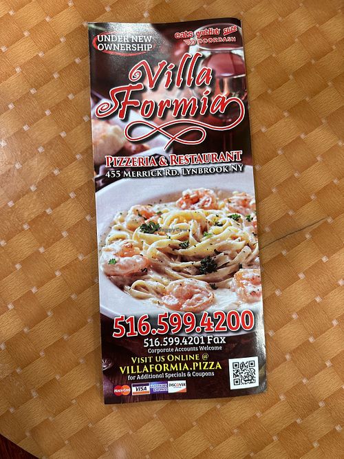 Under new ownership   at Villa Formia in Lynbrook