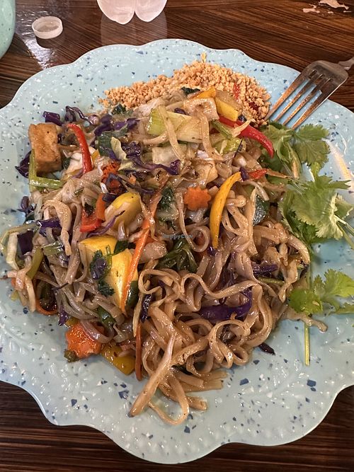 Pad ? With veg and tofu  at Ayara Thai Street Cafe in St Augustine