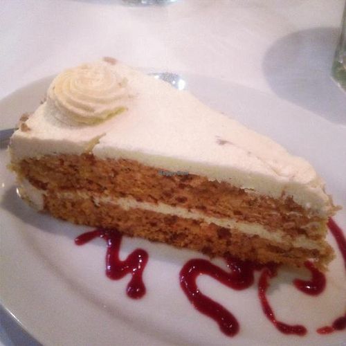 carrot cake at Green Leaf in Framingham