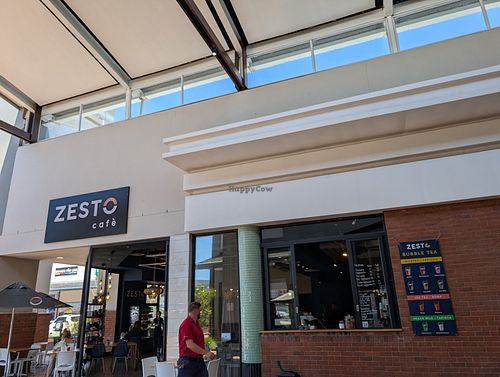 Outside at Zesto Café in Western Cape