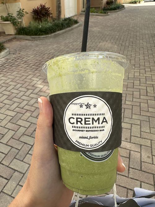 Greek Stallion Smoothie.. no honey!  at Crema Gourmet in Lauderdale-by-the-sea