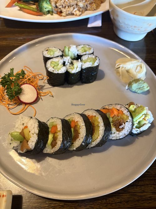 Vegetable sushi  at Genki in Cary
