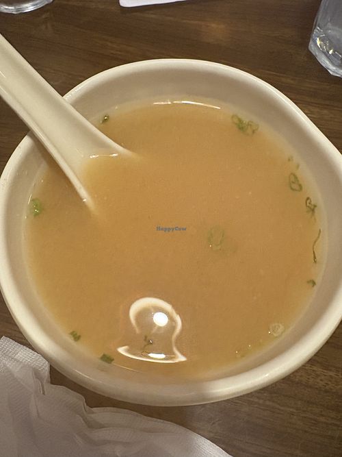 Miso soupp  at Genki in Cary