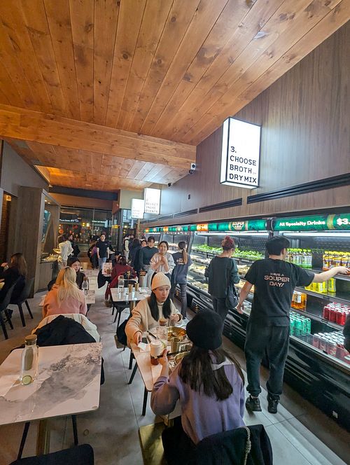 Pay by weight at Souper Hot Pot in Toronto