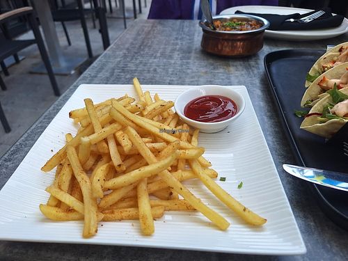 Masala Fries at Bindia Indian Bistro in Toronto