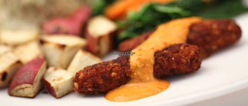 Croquettes in bbq sauce  at Vegehop - Remetinecki in Zagreb