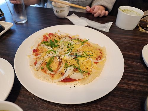 Vegan Pizza at Nazuya - 旬彩ダイニング なずや in Yokote