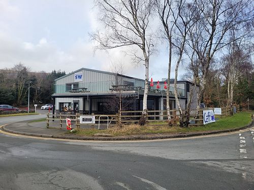 Lone Tree Cafe Outside at Lone Tree Cafe  in Llanberis