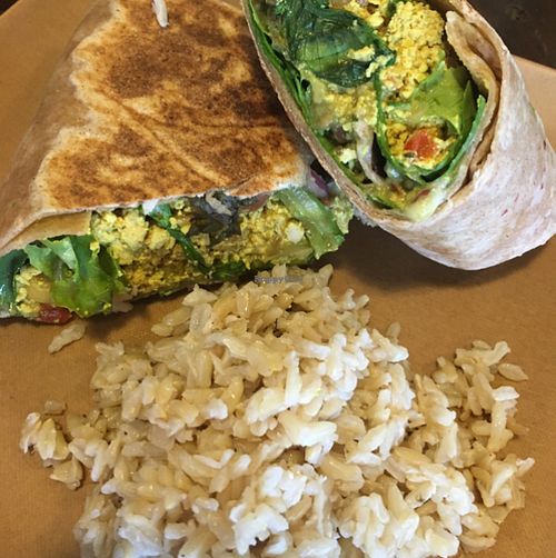 Breakfast burrito. Highly recommend! at Choices Cafe in Miami