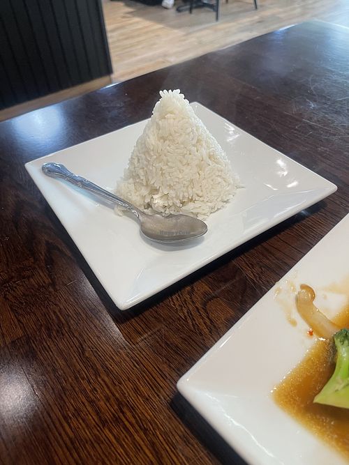 White rice  at Chilli Thai of Irving  in Irving