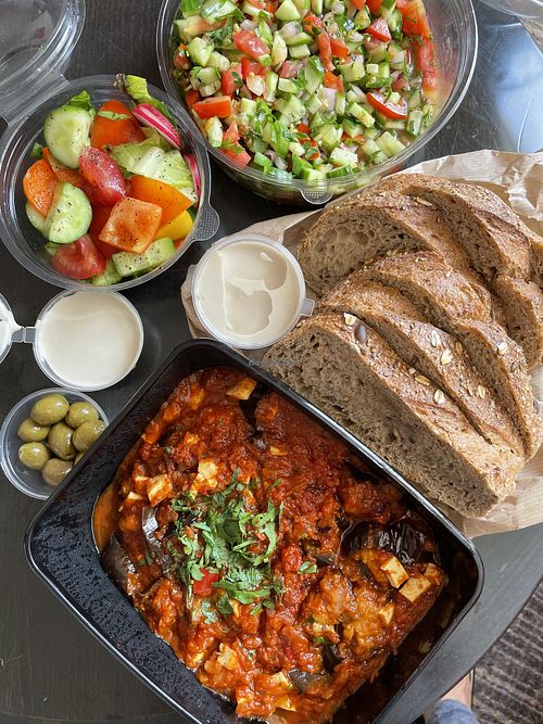  Delivered via Wolt app!  at Alma Cafe in Tel Aviv