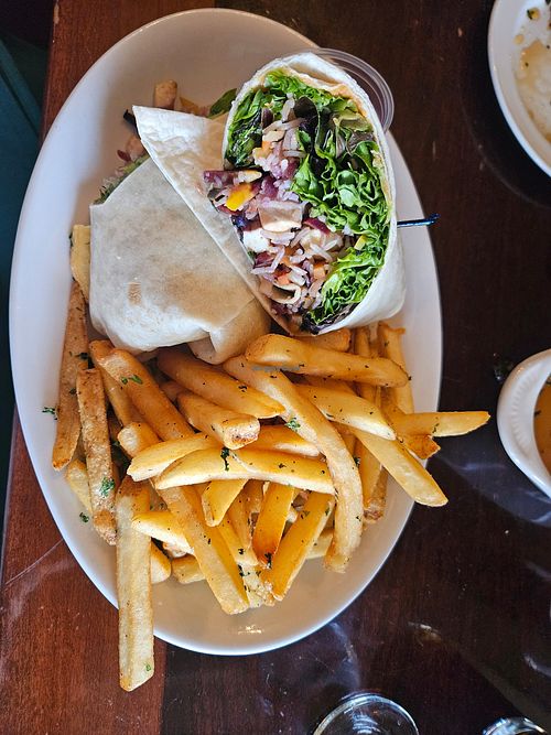 Gotchu tofu wrap at Big Tree Inn  in Geneseo