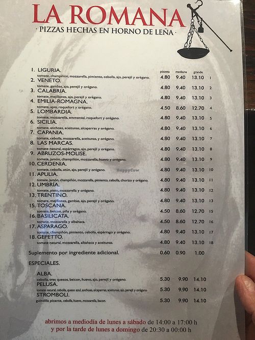 carta at La Romana in Valladolid