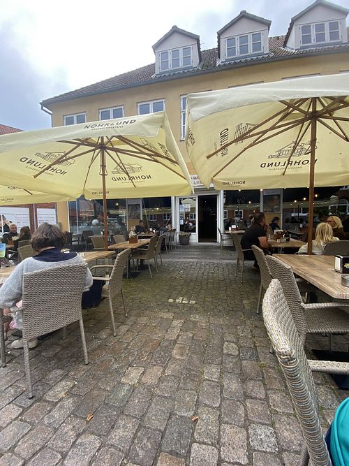   at Café Holmer in Nexoe