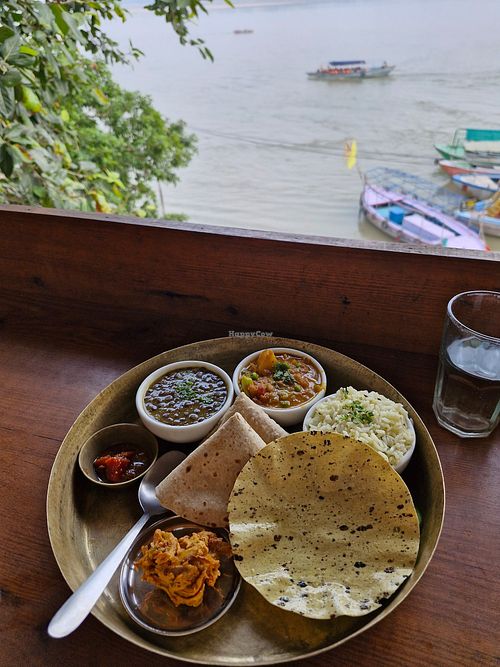 I recommend the Thali at Everest Cafe in Varanasi