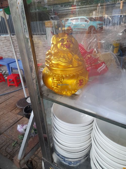 Buddha at Hủ tíu Chay in Ho Chi Minh City