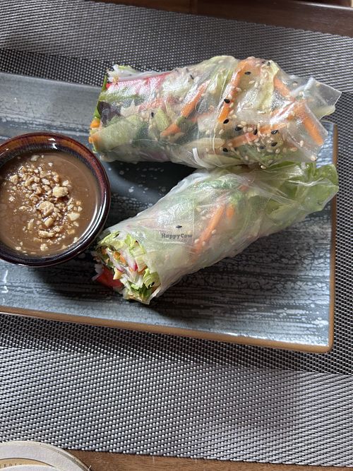 Veg spring rolls  at Onkel Ha Vegan in Muelheim-kaerlich