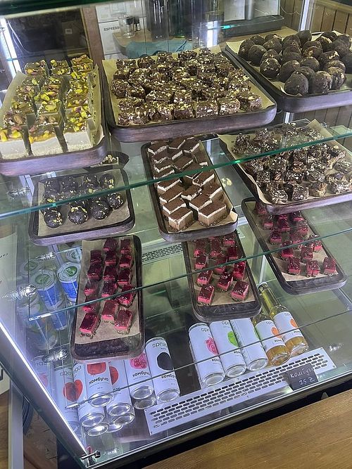 Delicious healthy homemade cakes, gluten free, sugar free, raw, vegan and very tasty 😋😋😋 at Roslynka in Lutsk