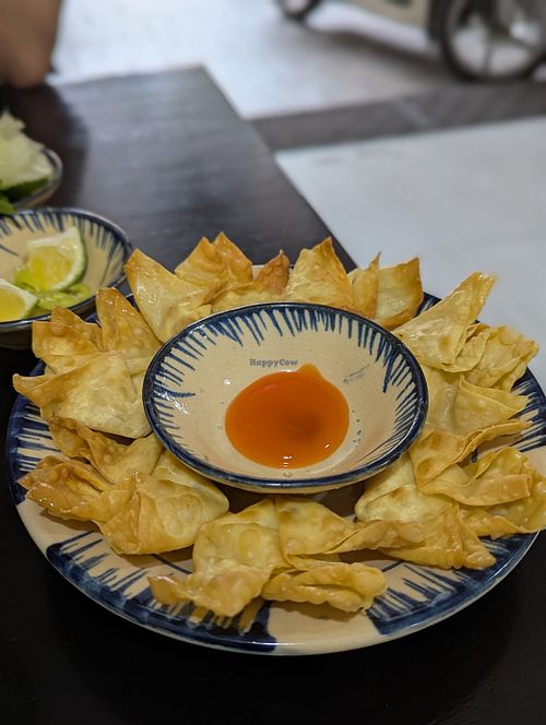 Fried wontons  at Mộc Lam An Vegan in Hoi An