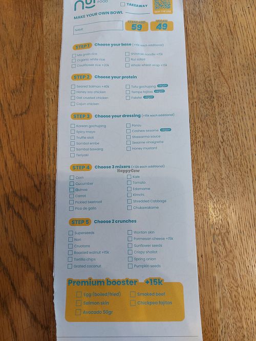  at Nui Healthy Food  in Kuta