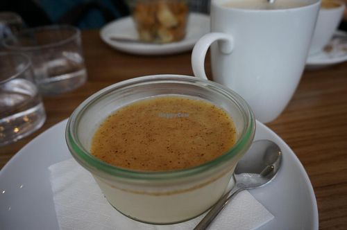 Pannacotta (Vegan) at Cafe Pinson - Poissonniere in Paris