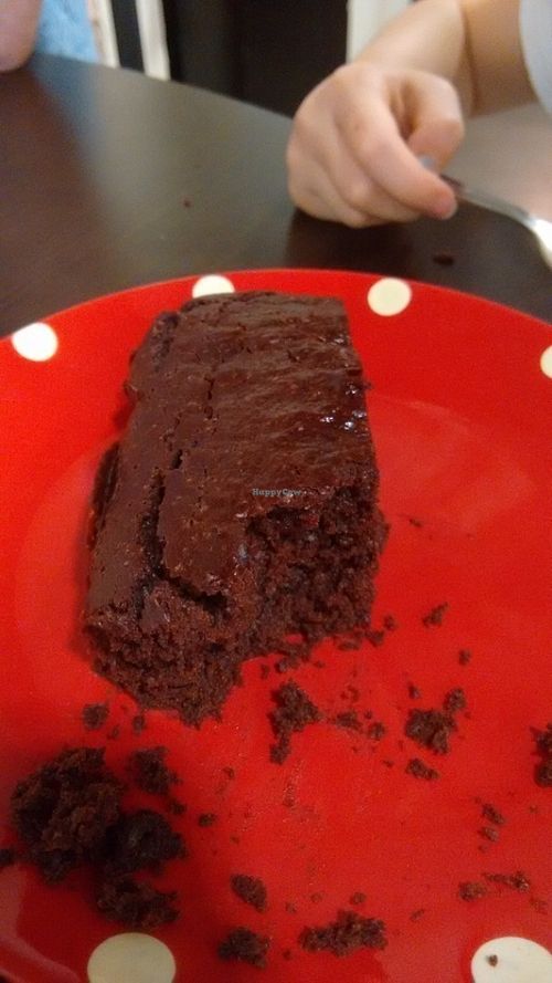 Chocolate brownie at Well Dressed Salad Bar and Cafe in Central Singapore