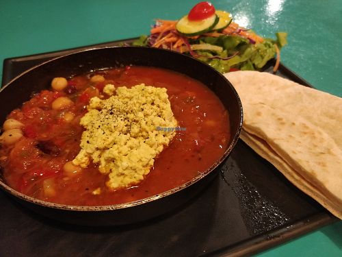 Veganised Shakshuka. Very nice! at Well Dressed Salad Bar and Cafe in Central Singapore