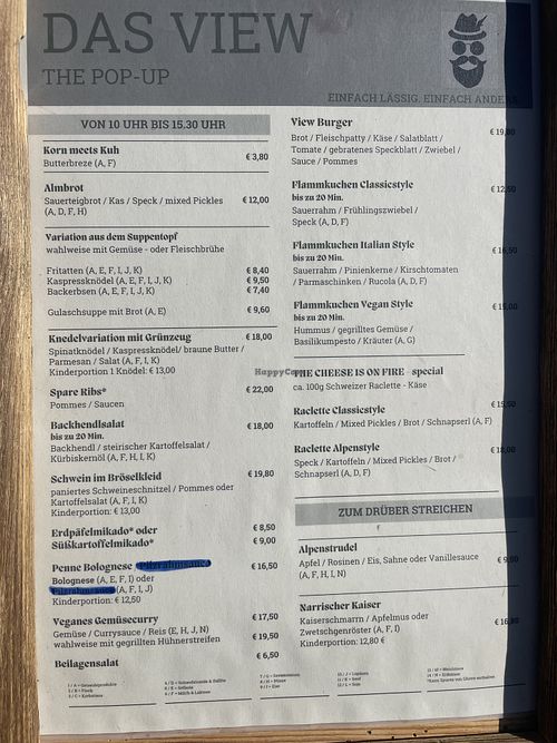 Flamkuchen vegan style geprobeerd en was erg lekker  at Das View - Pop-Up in Berwang