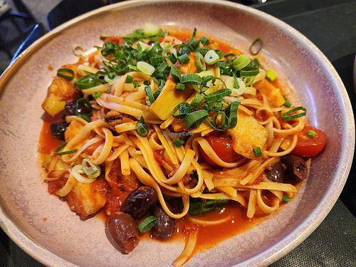Vegetarian pasta without parmesan at Nineteen Hunter Valley in Pokolbin