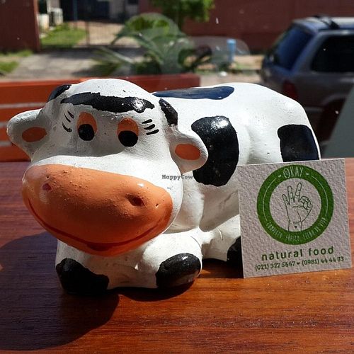 The cows welcome you at Be Okay  at Be Okay in Asuncion