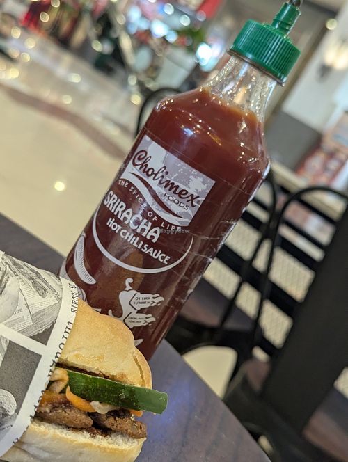 Falafel banh mi at Bánh Mì Kitchen in Cebu