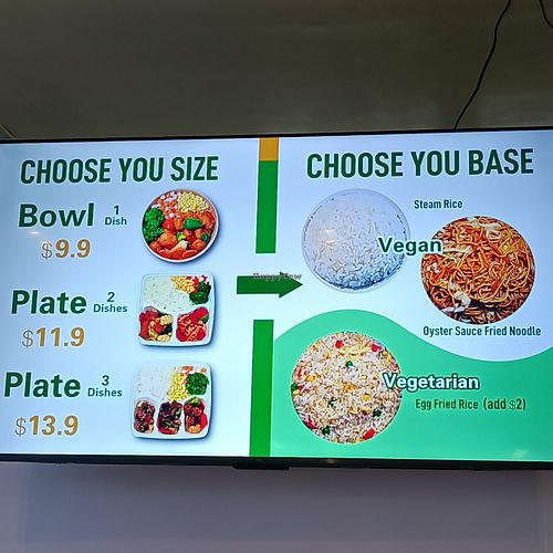 Menu at Vegie Bowl Express in Boronia