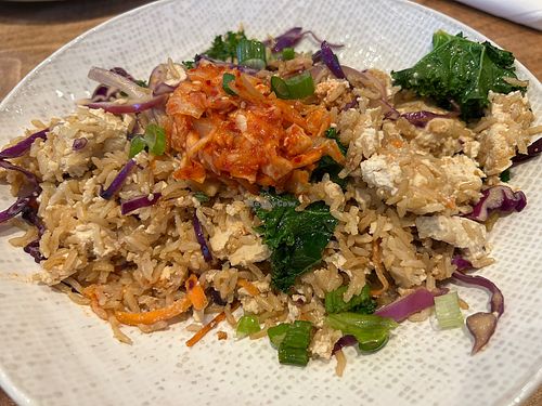 OG Fried Rice, sub Tofu, no egg.  Super good!  at The Stockpot in Chesapeake