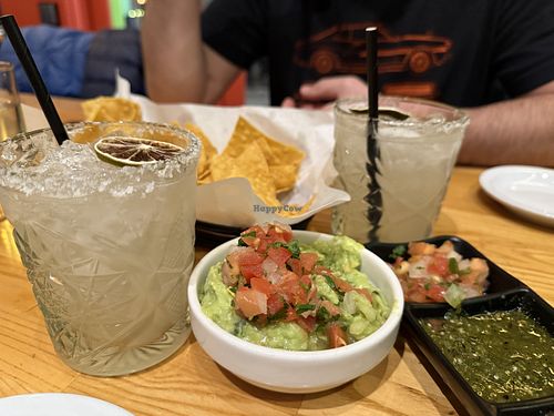 Guac & chips with delicious margaritas    at Andalé Mexican Kitchen  in Los Gatos