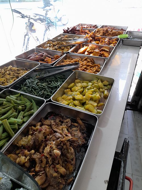 Com chay selection at Hoàng Kim Chay in Ho Chi Minh City