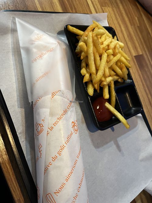 Fries and falafel   at Istablue Blue Kebab - 이스탄블루 케밥 in Gimhae