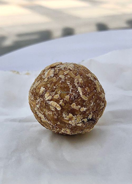 Peanut butter protein ball at Good Life in Dubai