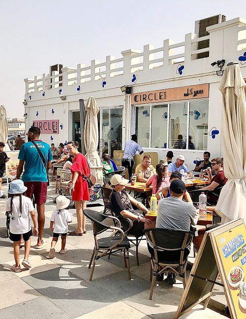 The venue at Circle Café - Kite Beach  in Dubai