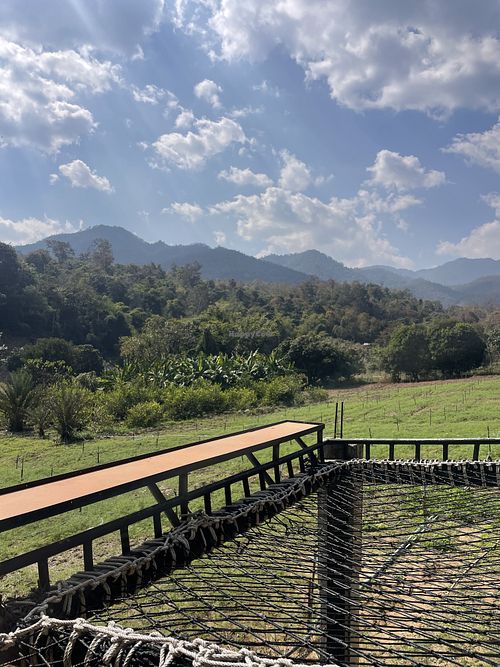 Best viewpoint   at Pambok Coffee in Pai