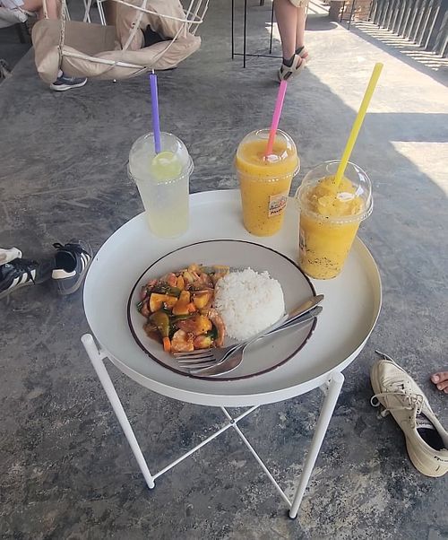 Rice sweet sour  at Pambok Coffee in Pai