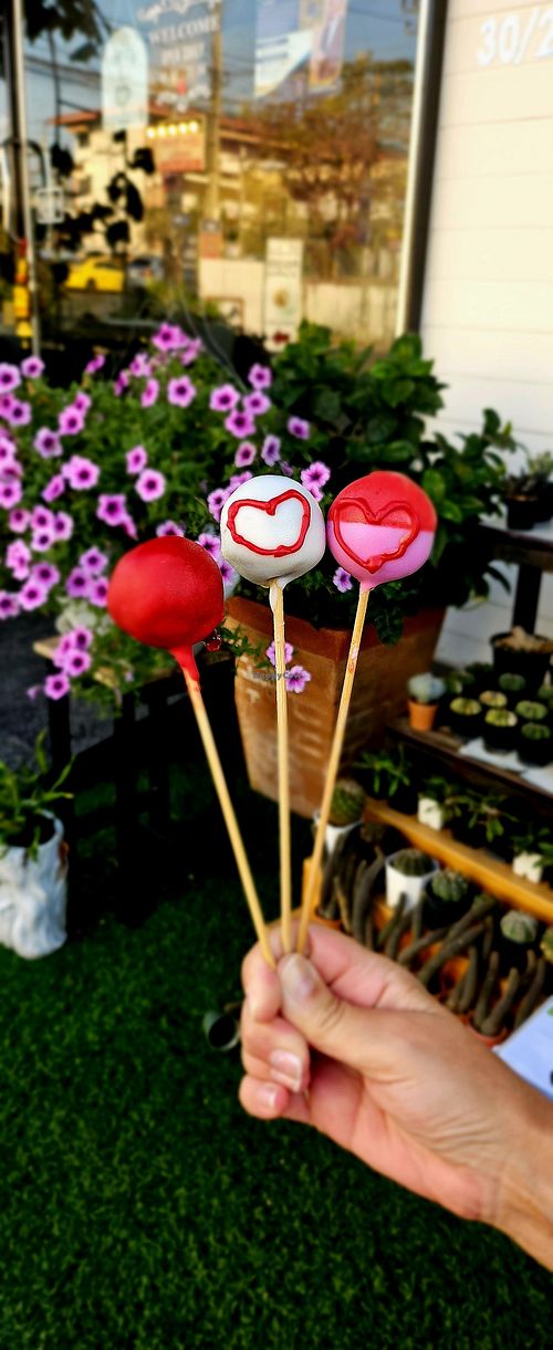 Chocolate cake balls at Matty's Cafe in Samut Prakan