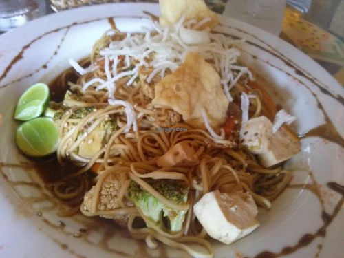 'Pad Thai' at Tiki Limbo. Not exactly like regular Pad Thai, but not bad either. at Tiki Limbo in Montanita