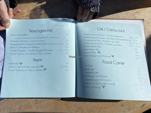 Vegan und Vegetarisch  at Jatzhütte in Davos