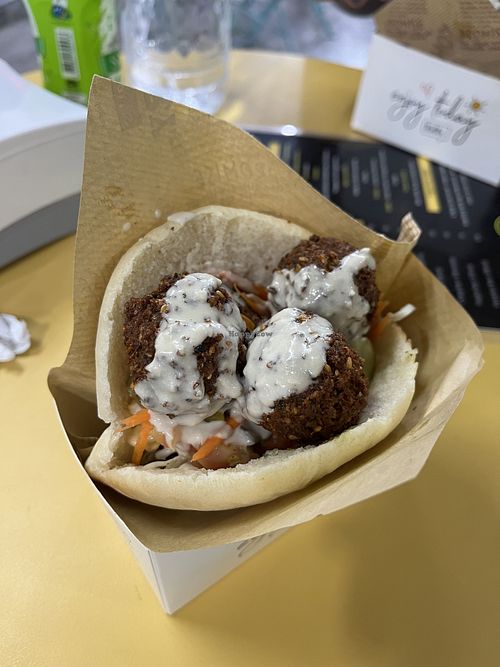   at Falafel & Pita - Veg Kosher - ฟาราเฟล กับ ปิต้า in Krabi