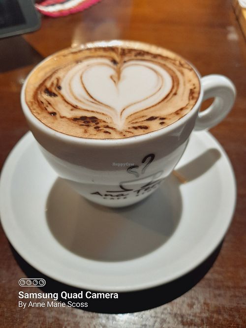 Cappuccino italiano com leite vegetal de aveia at Ana Terra Café Store in Criciuma