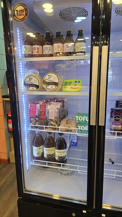 Some vegan option on the shop at Campo & Mar in Castro