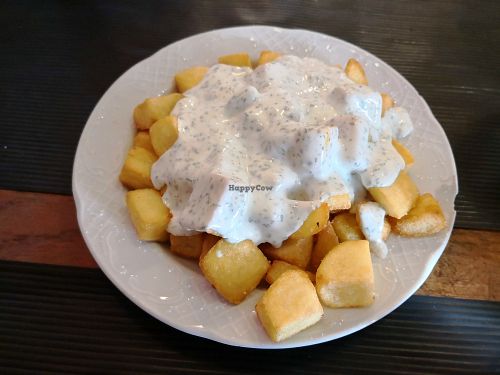 Patatas alioli at Rekalde Taberna in San Sebastian