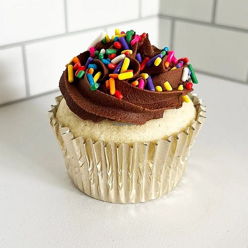 Vegan Piñata Cupcake at Sweet Misery Bakery - No Storefront in Burnsville