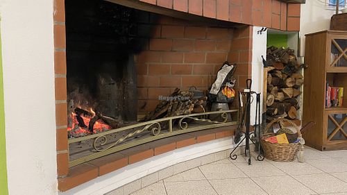 Fireplace   at Camping Villa Park Zambujeira do Mar in Zambujeira Do Mar